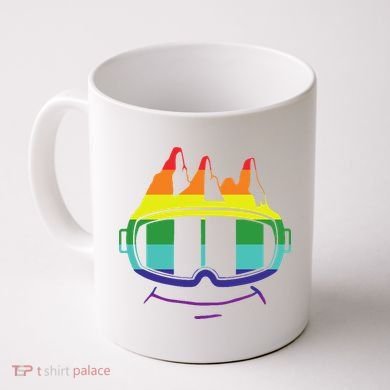 Ski Googles Colorful Skiing Sport Coffee Mug