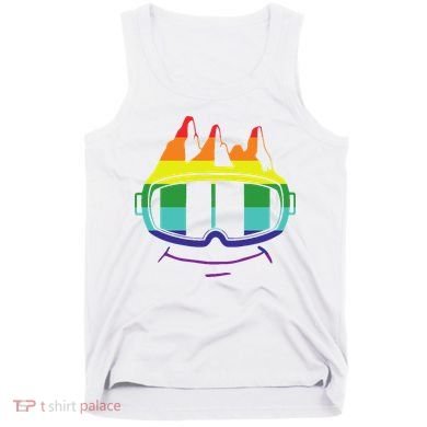 Ski Googles Colorful Skiing Sport Tank Top