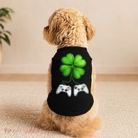 Shamrock Gaming Controllers St Patrick’S Day Fun Gift Doggie Tank thumb 2