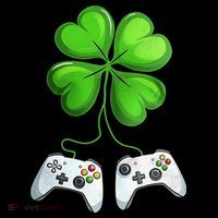 Shamrock Gaming Controllers St Patrick’S Day Fun Gift Bucket Hat thumb 4