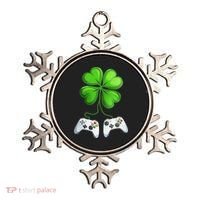 Shamrock Gaming Controllers St Patrick’S Day Fun Gift Ornament thumb 0