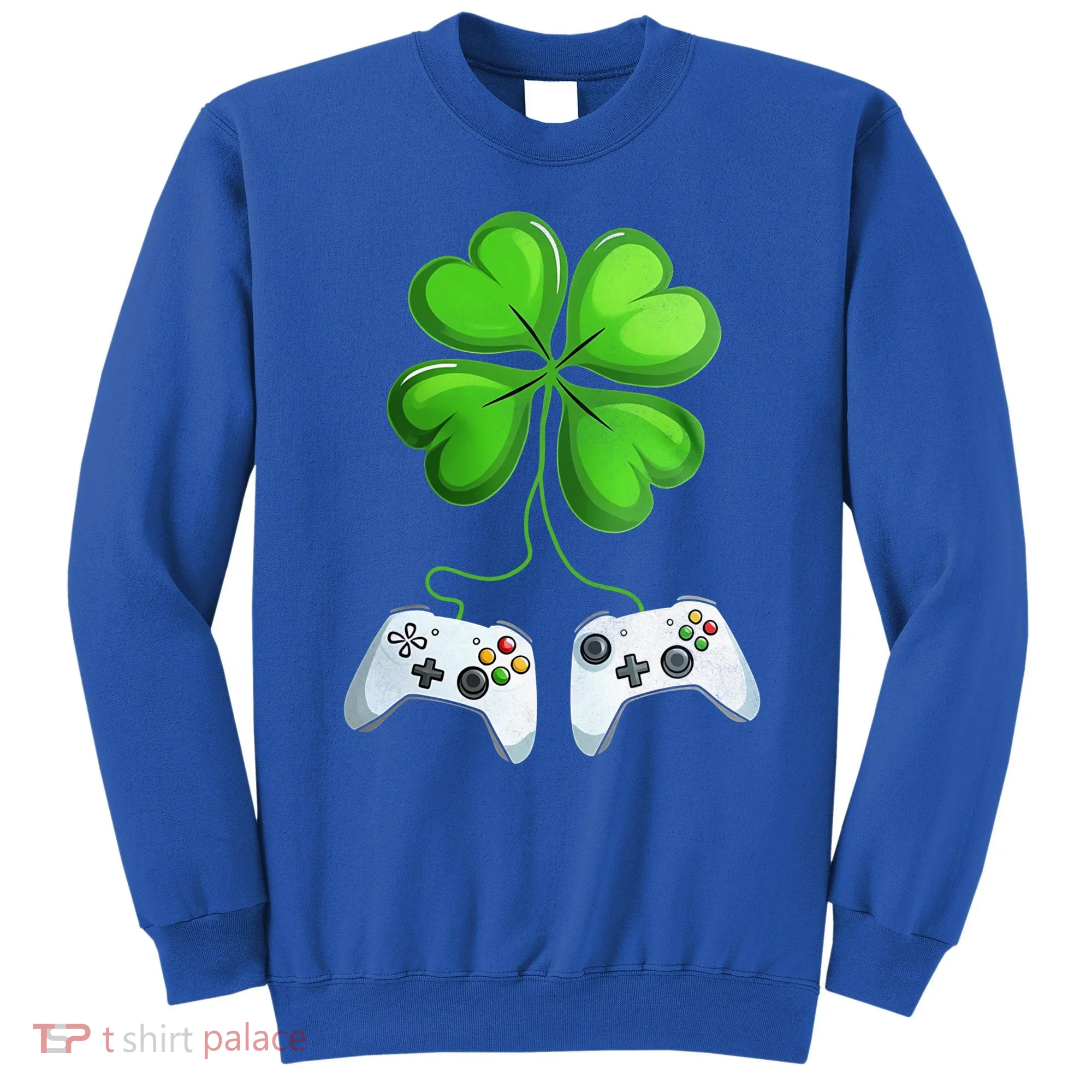 Shamrock Gaming Controllers St Patrick’S Day Fun Gift Sweatshirt