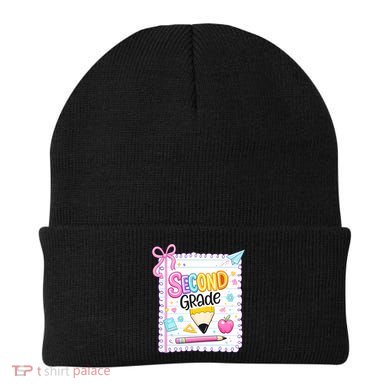 Second Grade Coquette Pencil First Day Of School Beanie