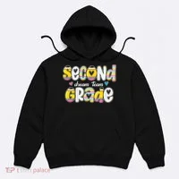 Second Grade Dream Team Back To School Teacher Student Hoodie thumb 0