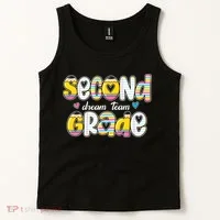 Second Grade Dream Team Back To School Teacher Student Tank Top thumb 2