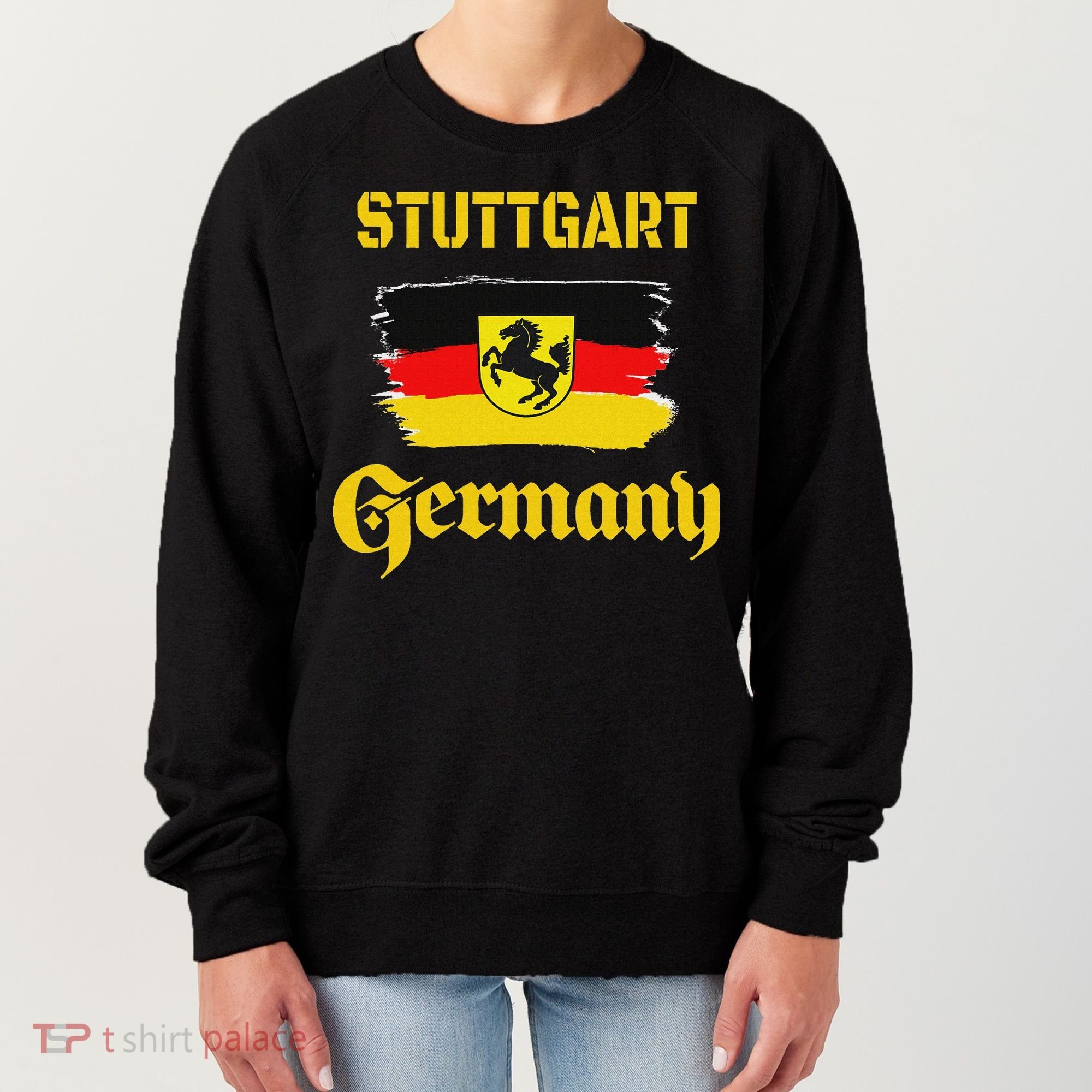 Stuttgart Germany Deutschland Baden Wuerttemberg Souvenir Women's Sweatshirt