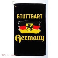 Stuttgart Germany Deutschland Baden Wuerttemberg Souvenir Golf Towel thumb 0