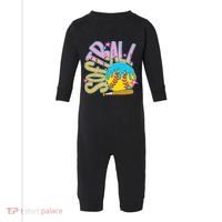 Softball Game Day Drip Ice Cream Drip Softball Infant Fleece One Piece thumb 0