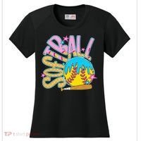 Softball Game Day Drip Ice Cream Drip Softball Women's Cooling Performance Crew T-Shirt thumb 0