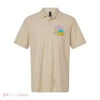 Softball Game Day Drip Ice Cream Drip Softball Polo thumb 0