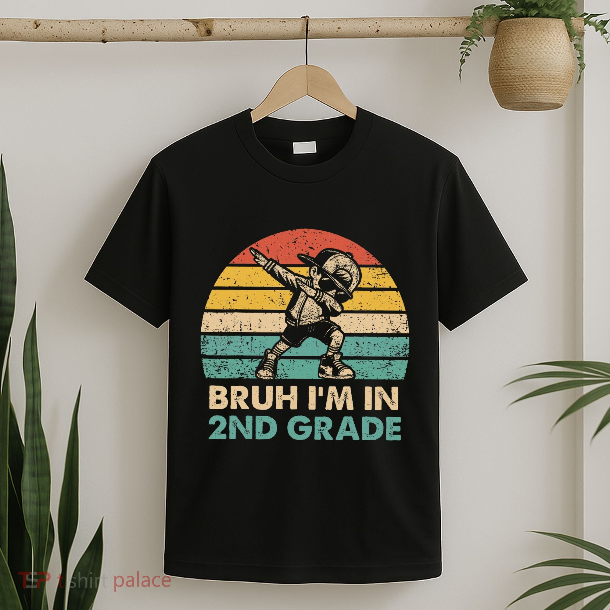 Second Grade Dabbing Boy Bruh IM In 2nd Grade Students = T-Shirt
