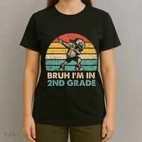 Second Grade Dabbing Boy Bruh IM In 2nd Grade Students = T-Shirt thumb 4
