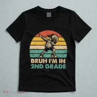 Second Grade Dabbing Boy Bruh IM In 2nd Grade Students = T-Shirt thumb 5