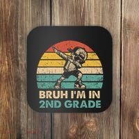 Second Grade Dabbing Boy Bruh IM In 2nd Grade Students = Coaster thumb 0