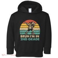 Second Grade Dabbing Boy Bruh IM In 2nd Grade Students = Toddler Hoodie thumb 0
