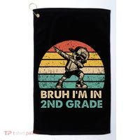 Second Grade Dabbing Boy Bruh IM In 2nd Grade Students = Golf Towel thumb 0