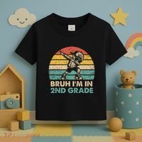Second Grade Dabbing Boy Bruh IM In 2nd Grade Students = Toddler T-Shirt thumb 3