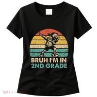 Second Grade Dabbing Boy Bruh IM In 2nd Grade Students = Women's T-Shirt thumb 0