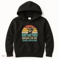 Second Grade Dabbing Boy Bruh IM In 2nd Grade Students = Kids Hoodie thumb 0