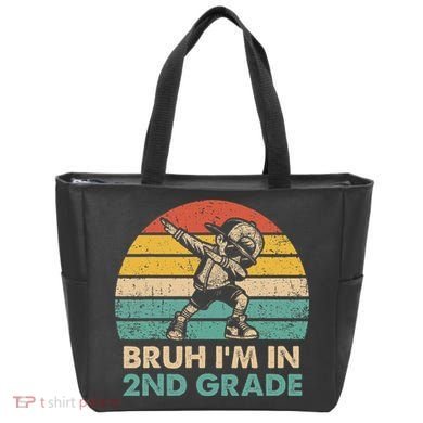 Second Grade Dabbing Boy Bruh IM In 2nd Grade Students = Tote Bag
