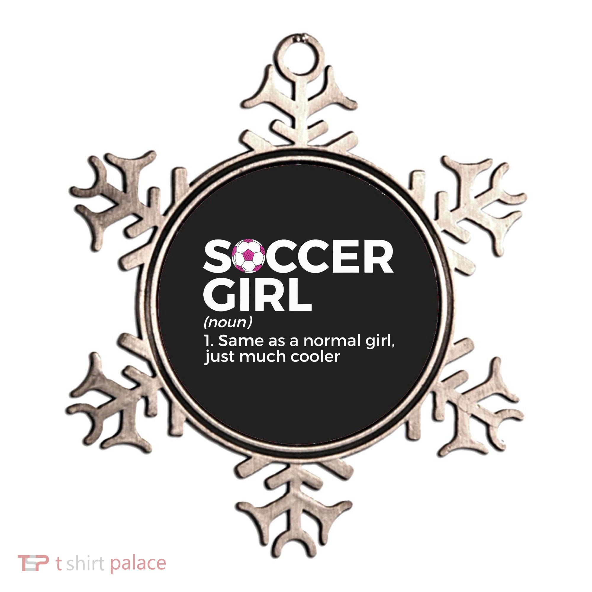 Soccer Girl Definition Ornament