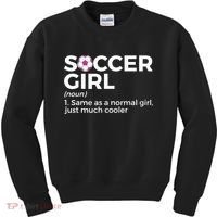 Soccer Girl Definition Kids Sweatshirt thumb 0