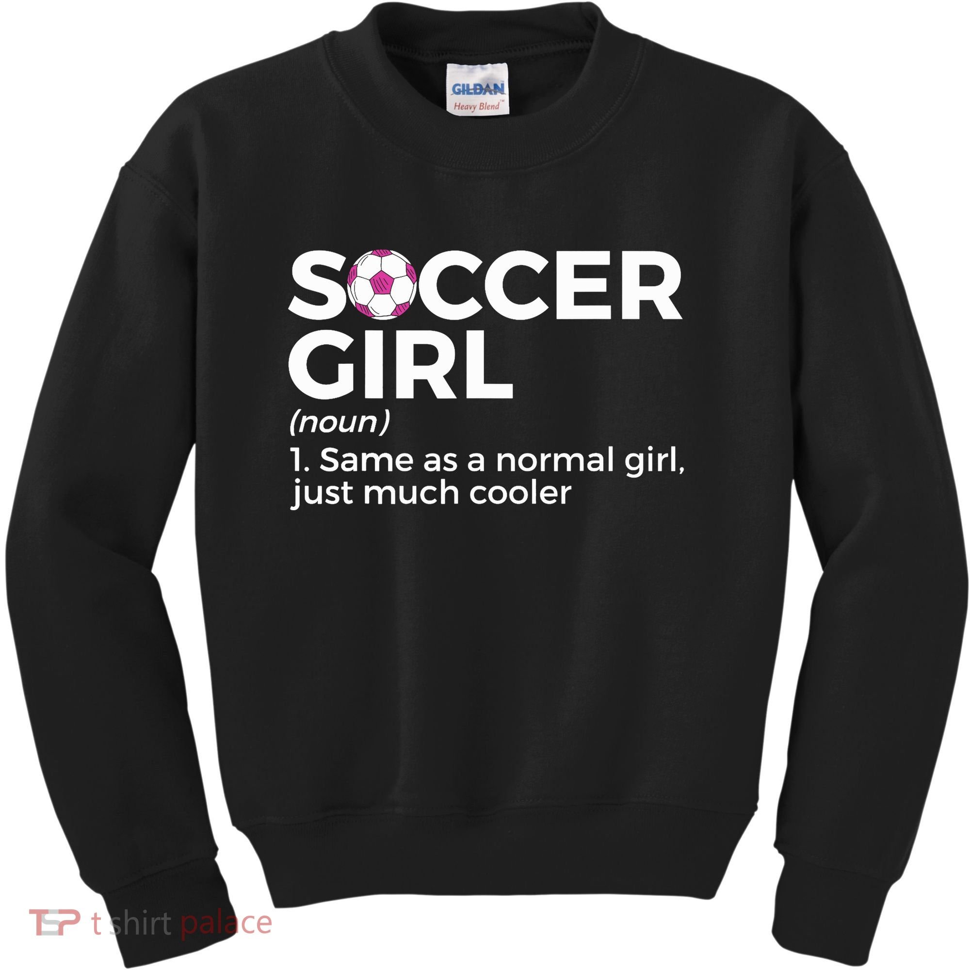 Soccer Girl Definition Kids Sweatshirt