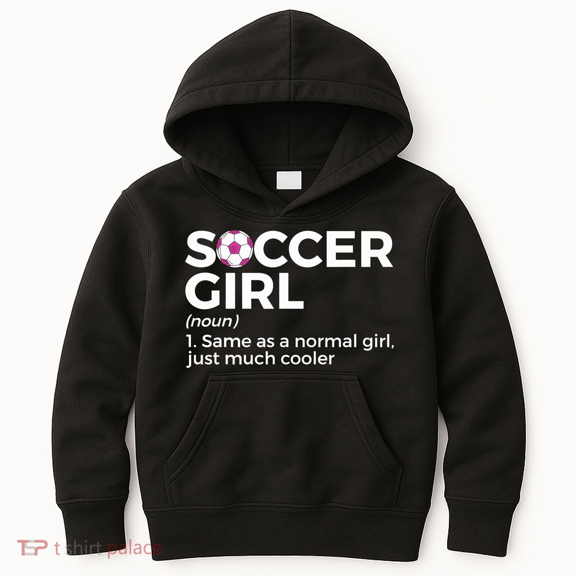 Soccer Girl Definition Kids Hoodie