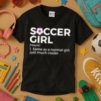 Soccer Girl Definition Kids T-Shirt thumb 3