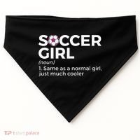 Soccer Girl Definition USA-Made Doggie Bandana thumb 0
