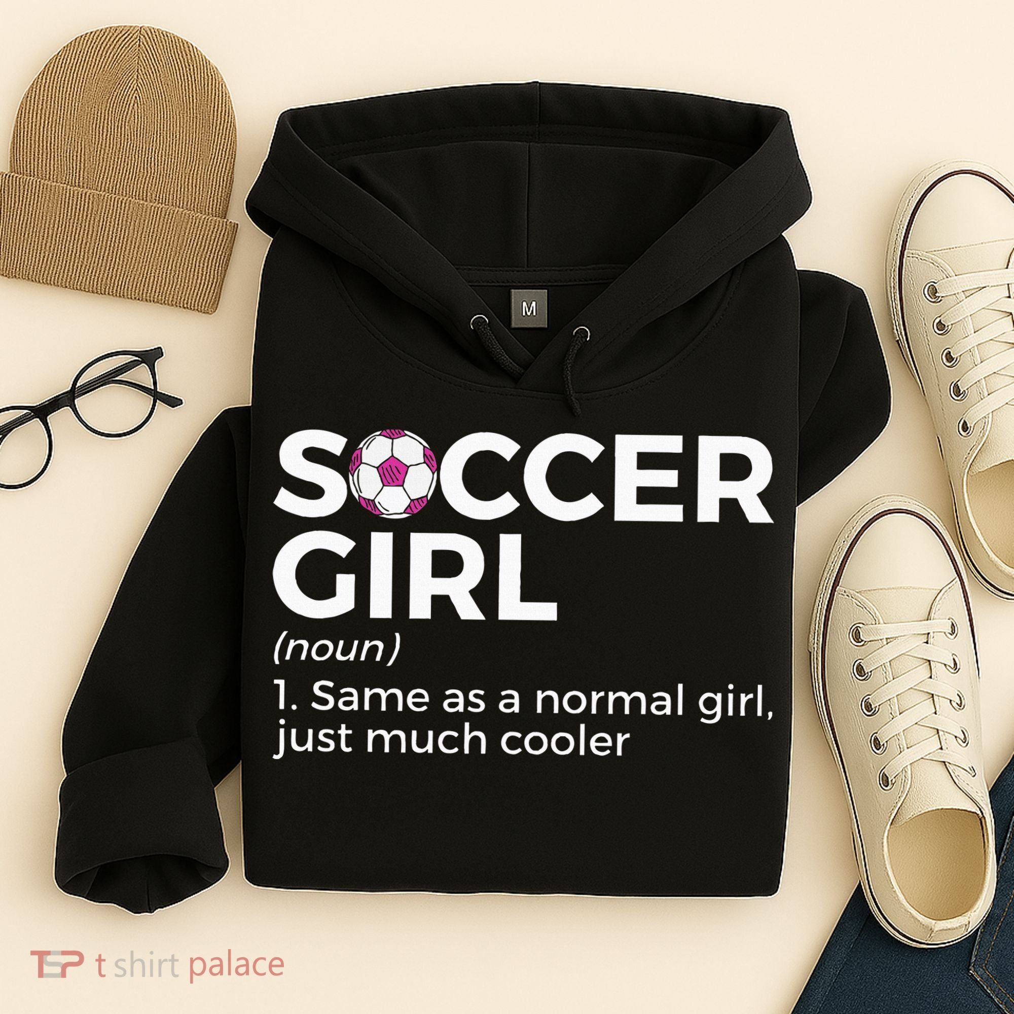 Soccer Girl Definition Hoodie