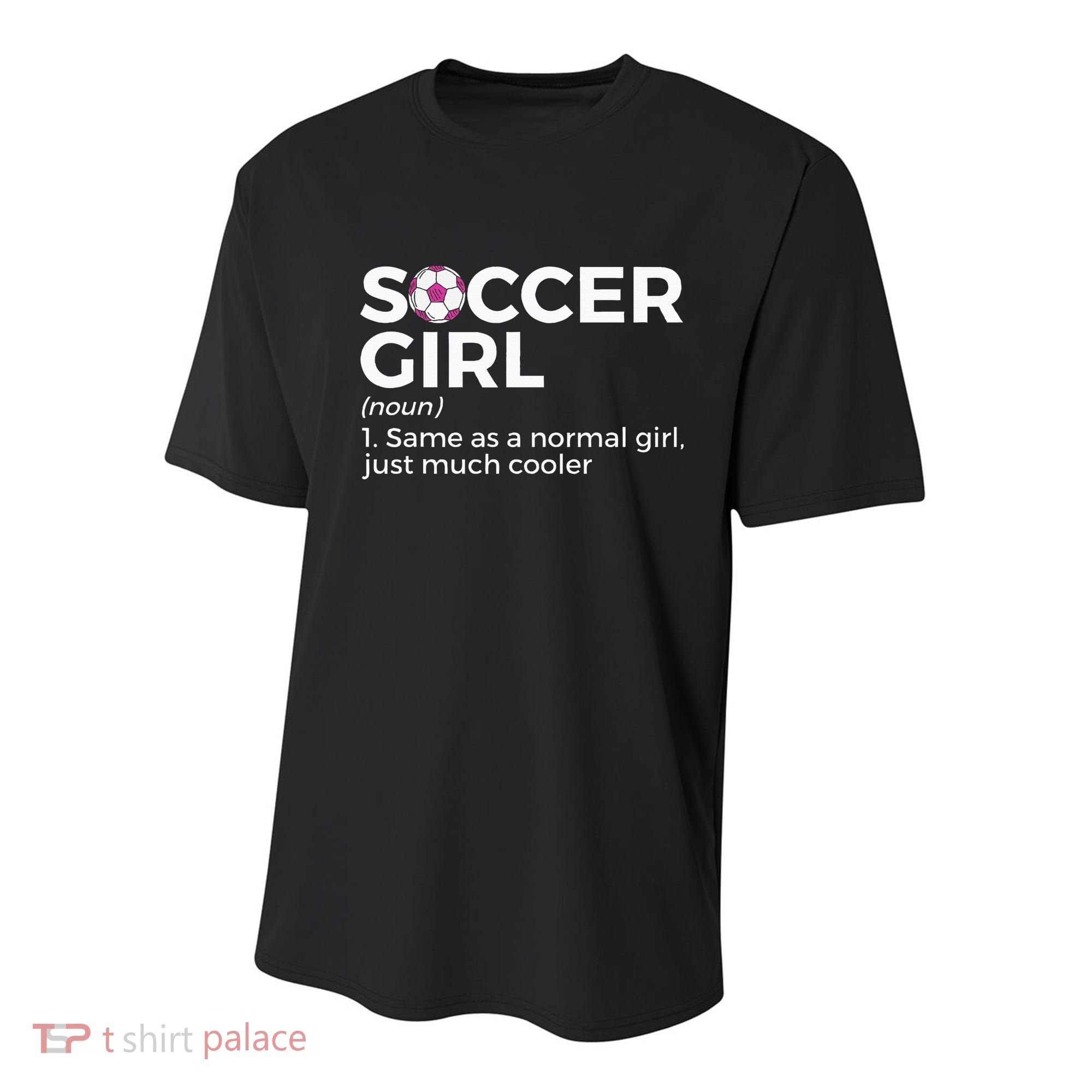 Soccer Girl Definition Youth Performance Sprint T-Shirt
