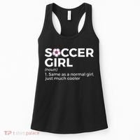 Soccer Girl Definition Women's Tank Top thumb 0