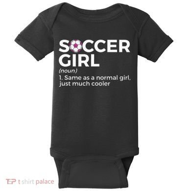 Soccer Girl Definition Baby Bodysuit
