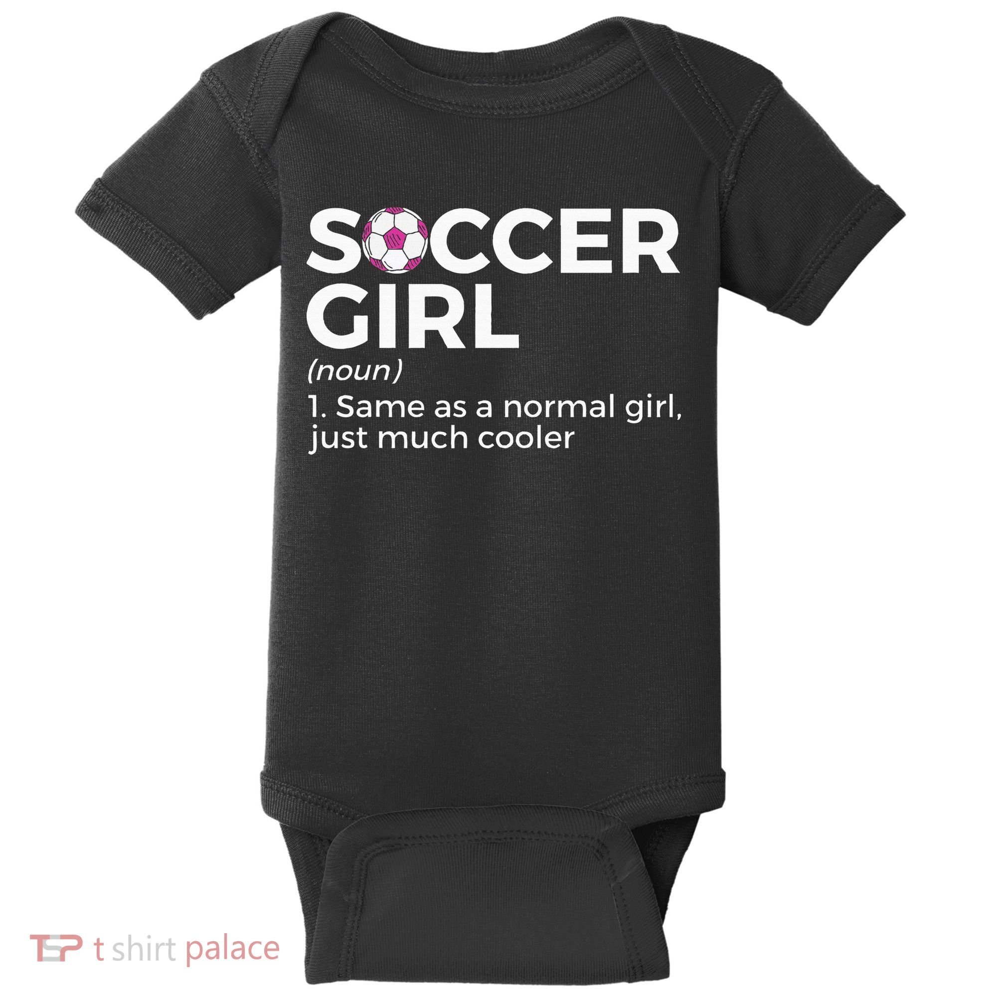 Soccer Girl Definition Baby Bodysuit