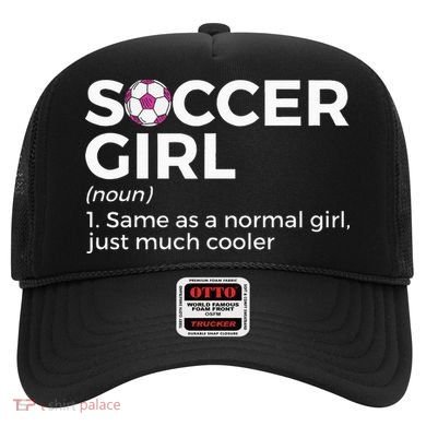 Soccer Girl Definition Hat
