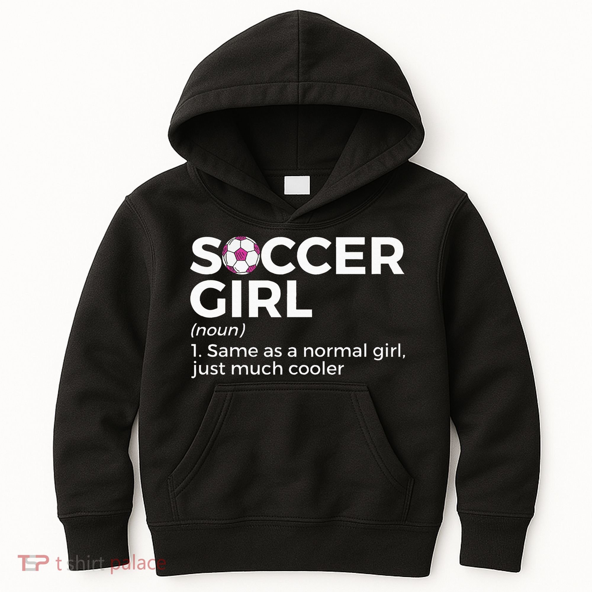 Soccer Girl Definition Kids Hoodie