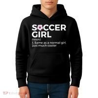 Soccer Girl Definition Kids Hoodie thumb 4