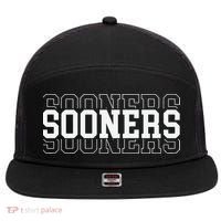 Sooners Game Day Oklahoma 7 Panel Mesh Trucker Snapback Hat thumb 0