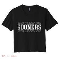 Sooners Game Day Oklahoma Women's Crop Top Tee thumb 0