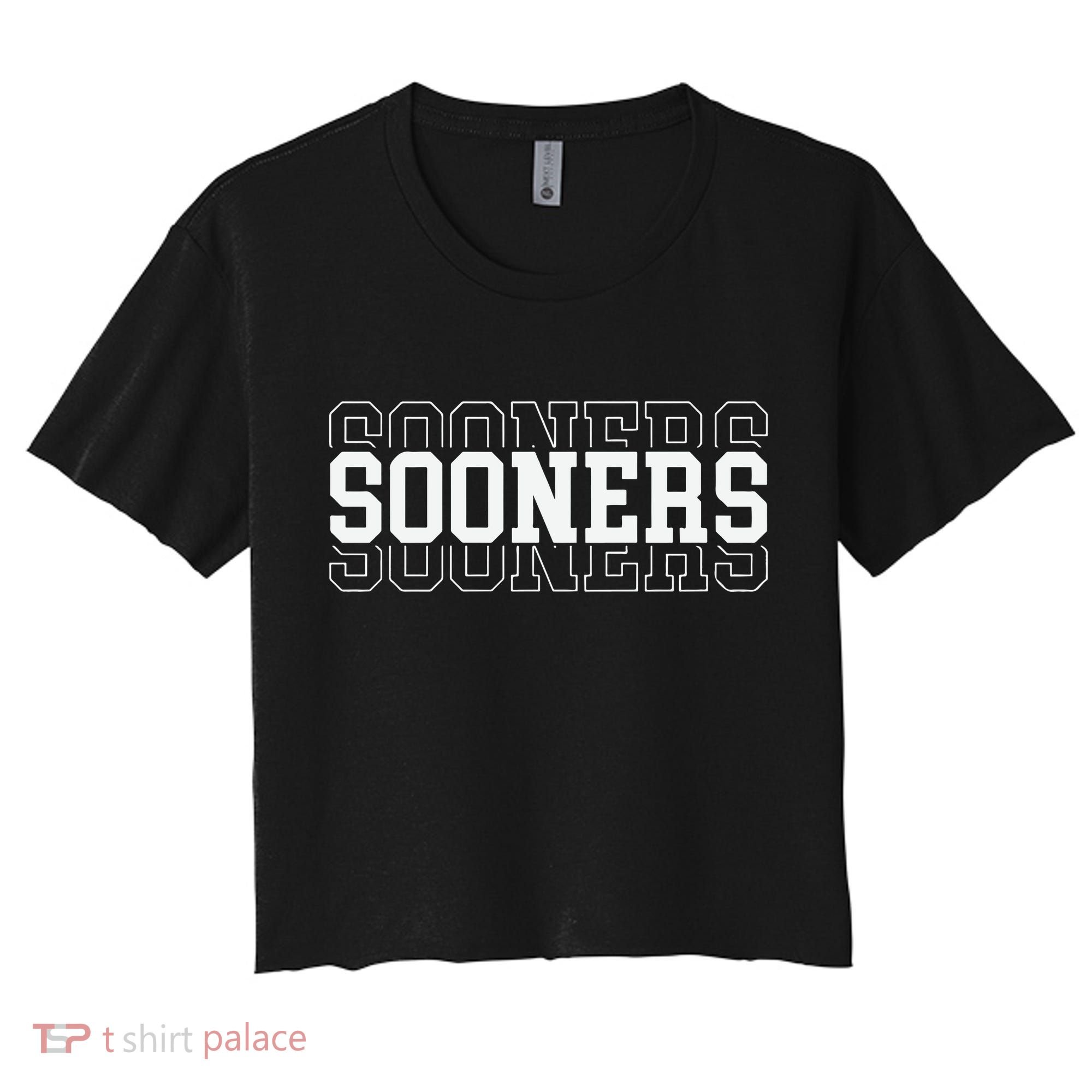 Sooners Game Day Oklahoma Women's Crop Top Tee