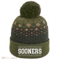 Sooners Game Day Oklahoma The Baniff Cuffed Pom Beanie thumb 0