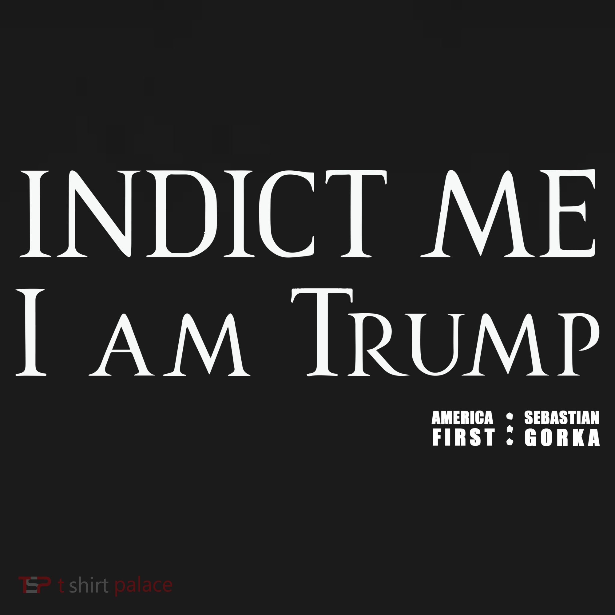 Sebastian Gorka Drg Indict Me I Am Trump America First Kids Long Sleeve Shirt