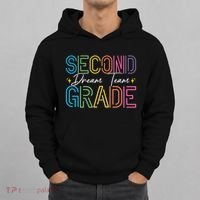 Second Grade Dream Team Teacher Student Back To School Hoodie thumb 0