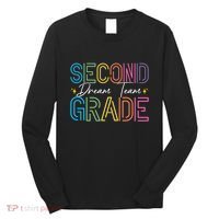 Second Grade Dream Team Teacher Student Back To School Long Sleeve Shirt thumb 0