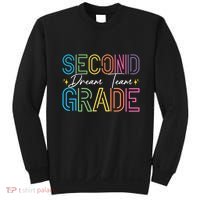 Second Grade Dream Team Teacher Student Back To School Sweatshirt thumb 0