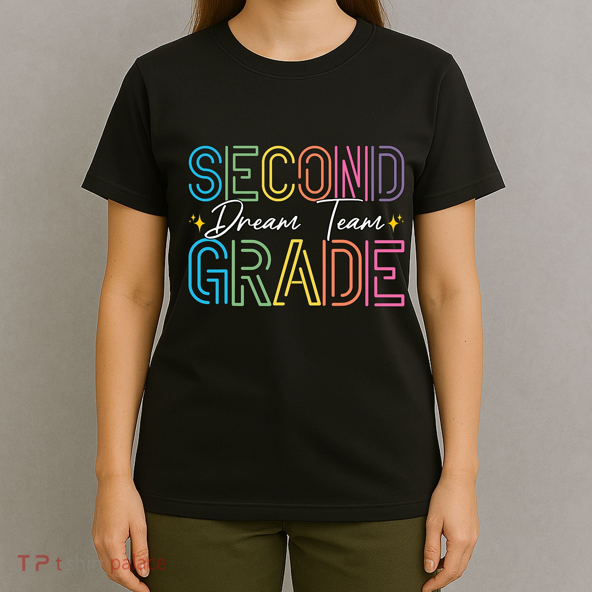 Second Grade Dream Team Teacher Student Back To School T-Shirt