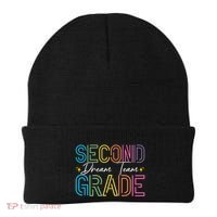 Second Grade Dream Team Teacher Student Back To School Beanie thumb 0