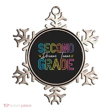 Second Grade Dream Team Teacher Student Back To School Ornament