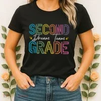 Second Grade Dream Team Teacher Student Back To School Women's T-Shirt thumb 2